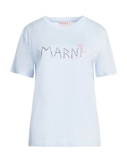 MARNI Футболка небесно-голубой