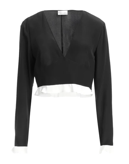 Женский кроп-топ Redvalentino Wonderwoman, черный