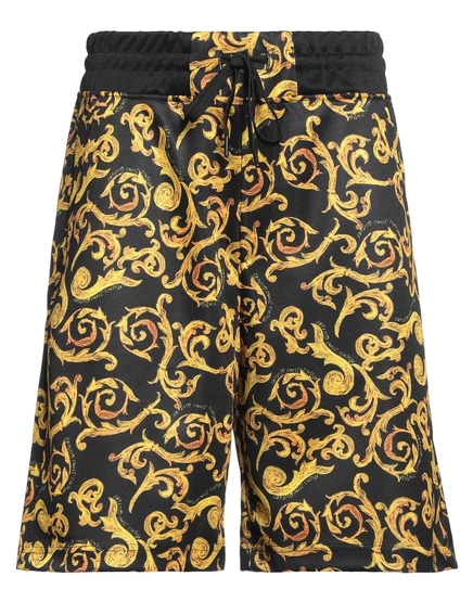Мужские шорты Versace Jeans Couture Papermag, черные