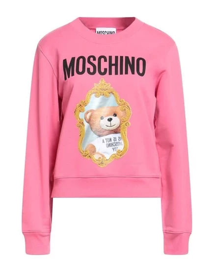 Женская толстовка Moschino, фуксия