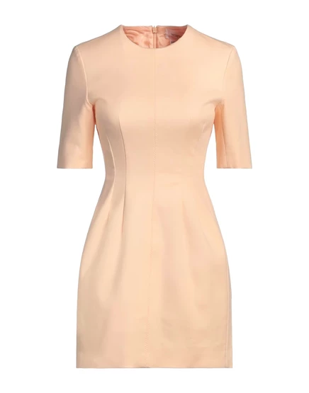 Женское короткое платье sportmax, абрикосовое