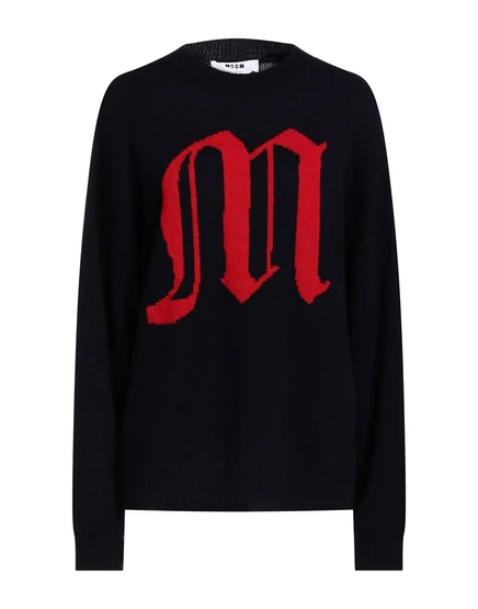 Женский свитер MSGM PAPERMAG, темно-синий