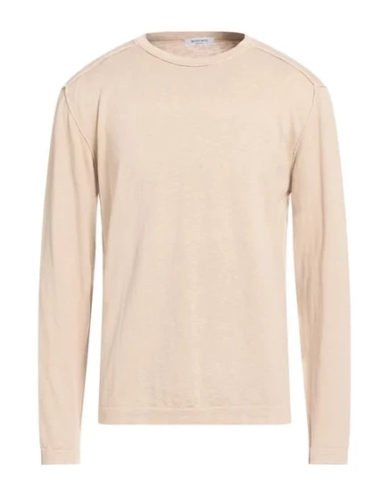 Свитер Wool & Co из хлопка, бежевый