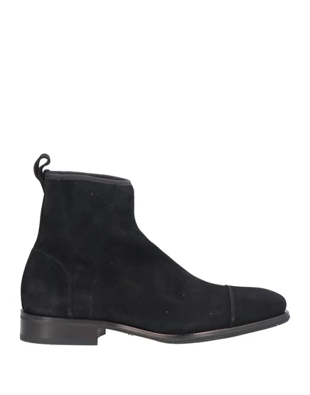 Мужские ботинки Santoni, замшевые, черные