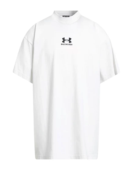 Мужская футболка Balenciaga x Under Armour PAPERMAG, белая