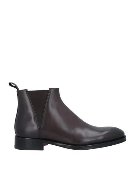 SANTONI Высокие ботинки тёмно-коричневый