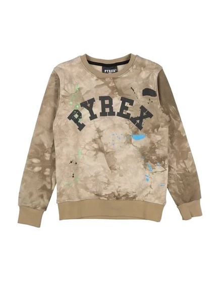 Толстовка Pyrex с принтом тайдай, хаки
