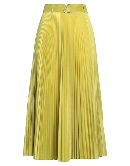 Женская юбка макси Max Mara Lorenz_SP, лаймовая