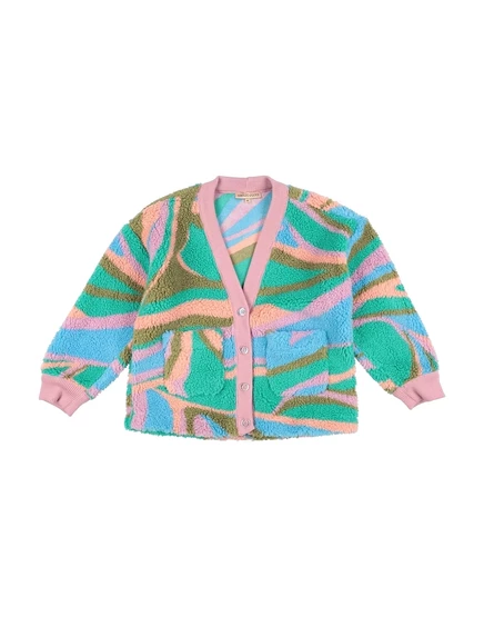 Женский кардиган Pucci из шерпы, зелёный
