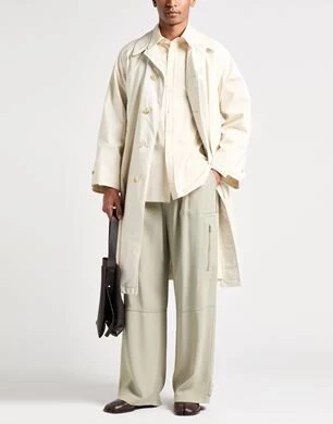 Мужской тренч Maison Margiela габардин, слоновая кость