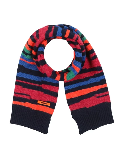 Детский шарф Missoni Kids Promotion Junior, темно-синий