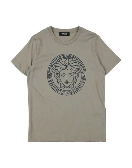 VERSACE YOUNG Футболка шалфейно-зелёный