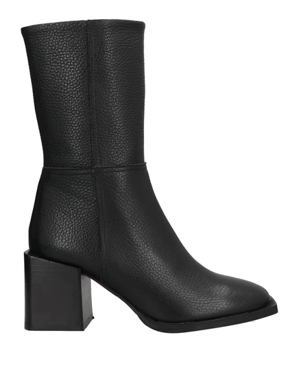Женские ботильоны Pollini Ibizen, кожаные, черные