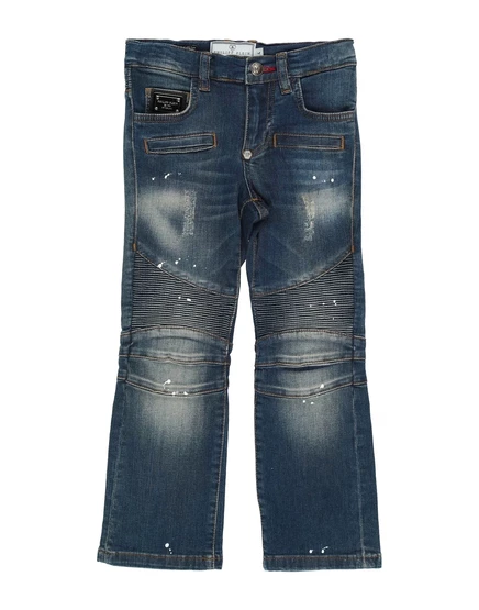 Детские джинсы Philipp Plein, синие