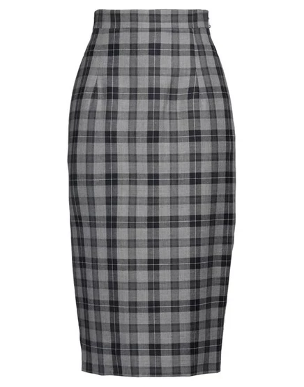 THOM BROWNE Юбка миди серый
