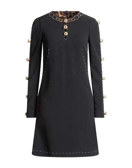 DOLCE&GABBANA Короткое платье чёрный
