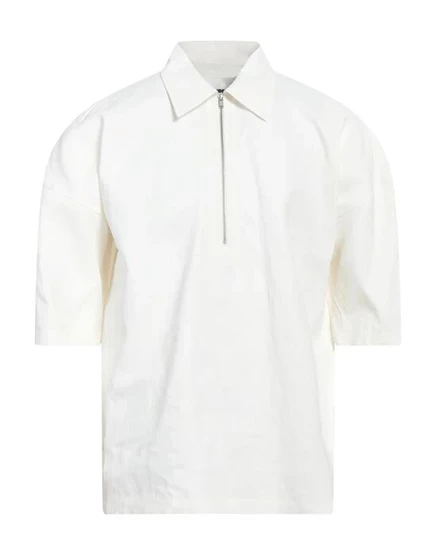 JIL SANDER Pубашка гипсово-белый