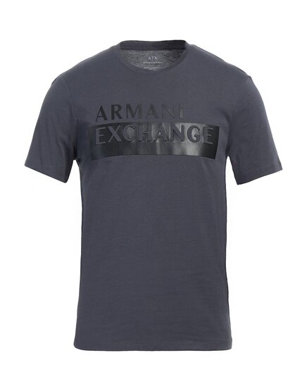 Мужская футболка Armani Exchange Wonderwoman, свинцово-серая