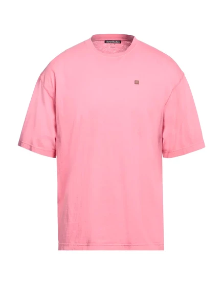 Мужская футболка Acne Studios, розовая