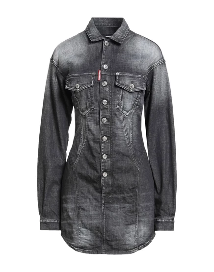 Женское платье DSquared2 Lorenz_SP джинсовое, черное