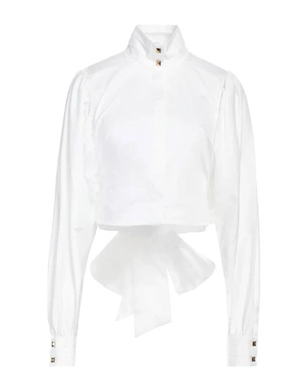 Женский топ Elisabetta Franchi, хлопок, белый