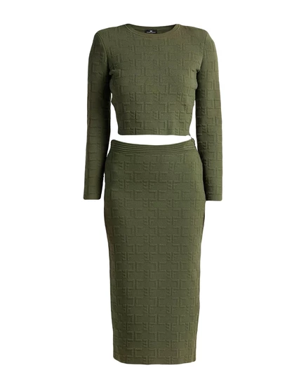 ELISABETTA FRANCHI Co-ords зелёный милитари