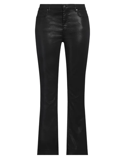 Женские брюки Guess bootcut с высокой посадкой, черные