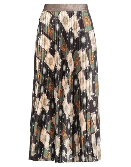 IL THE' DELLE 5 Midi skirts зелёный