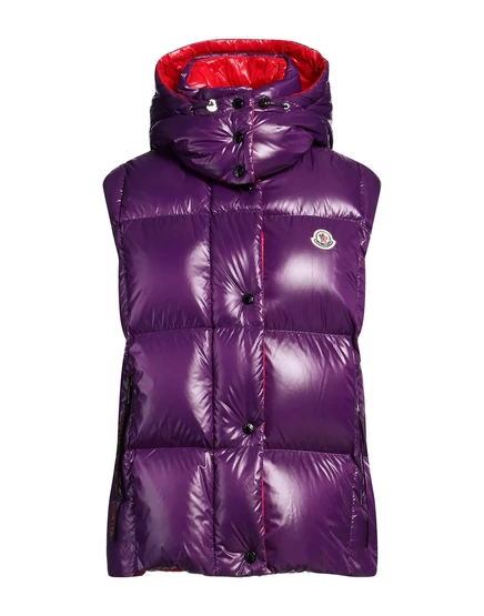 Женский жилет Moncler стёганый на пуху, фиолетовый