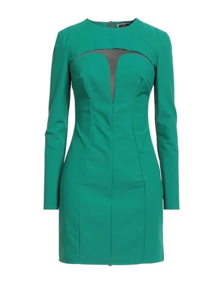 ELISABETTA FRANCHI Короткое платье изумрудный
