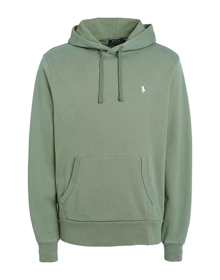 Мужское худи Polo Ralph Lauren с капюшоном, шалфейно-зелёное