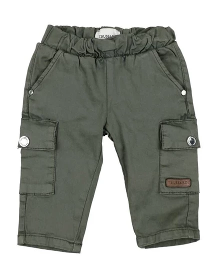 TRUSSARDI JUNIOR Повседневные брюки зелёный милитари