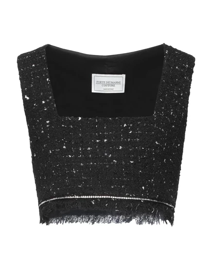 Женский топ Forte dei Marmi Couture, черный
