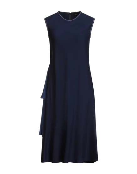 Женское платье Sportmax Lorenz_SP миди, тёмно-синее