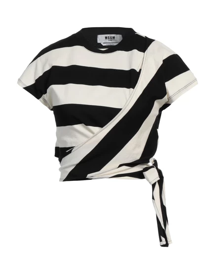MSGM Футболка слоновая кость