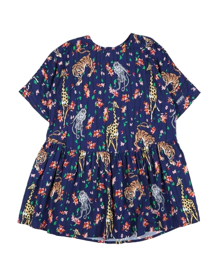 Детское платье Kenzo Kids, темно-синее