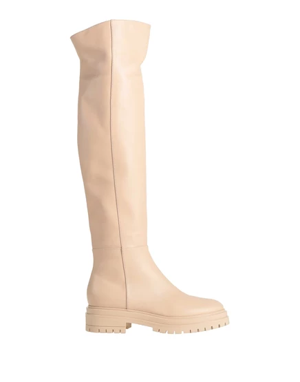 Женские сапоги GIANVITO ROSSI C_RIBEIRO, кожаные, бежевые