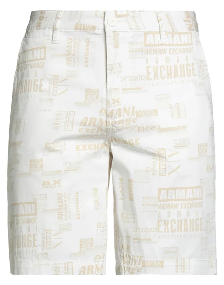 Мужские шорты Armani Exchange Lorenz_SP, белые