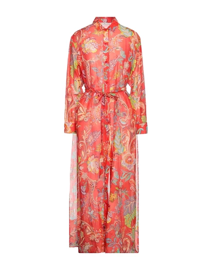 Женское платье-рубашка Etro Lorenz_SP, красное