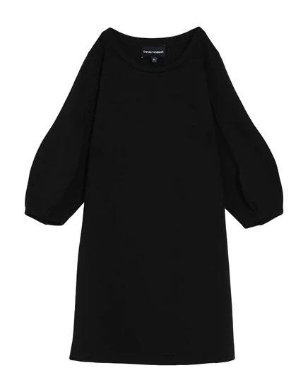 Платье для девочек Emporio Armani superweek_junior из трикотажа, черное