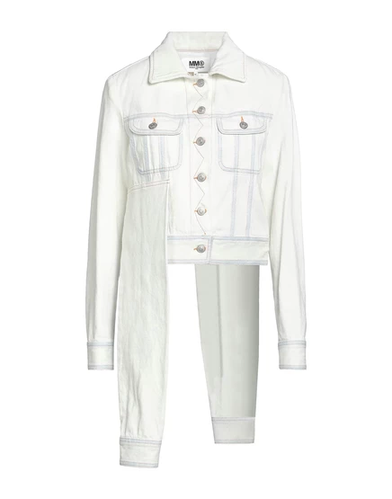 Женская джинсовая куртка MM6 Maison Margiela, синяя