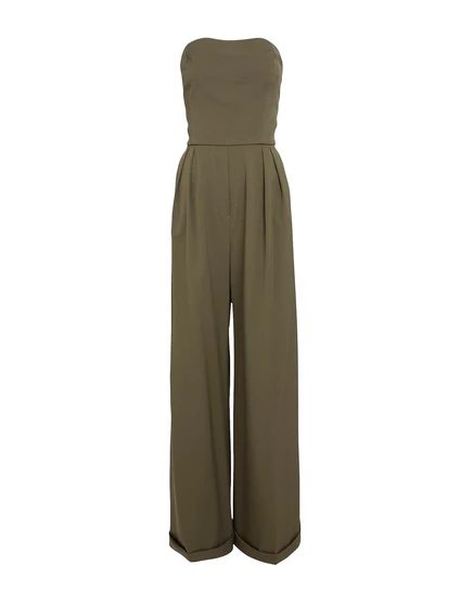 Мужской брючный комбинезон Max Mara WONDERWOMAN, тёмно-зелёный