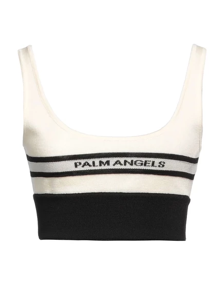 Женский топ Palm Angels JADR из шерсти, айвори