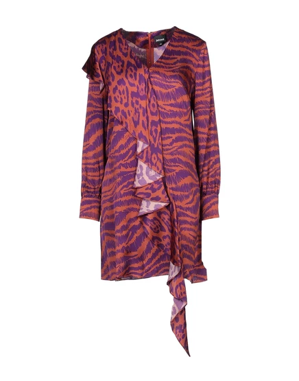 Женское короткое платье Just Cavalli PAPERMAG, фиолетовое