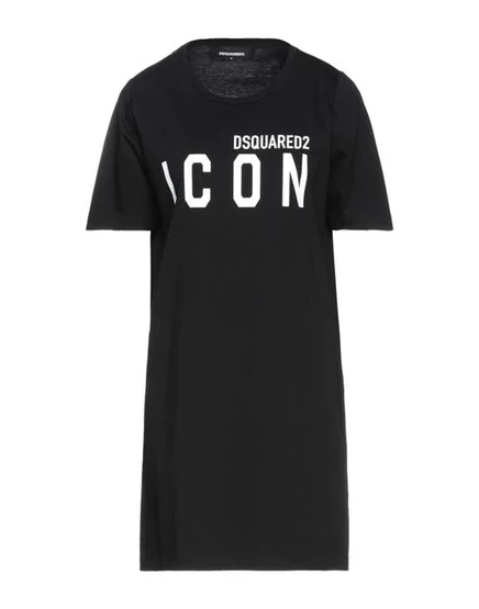 DSQUARED2 Короткое платье чёрный