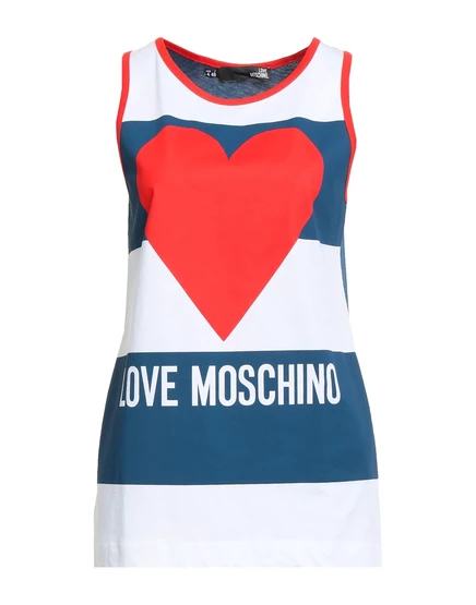 Женский топ Love Moschino Lorenz_SP в полоску, синий