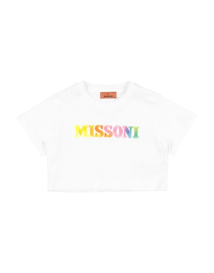 Женская футболка MISSONI KIDS JUNIOR, белая