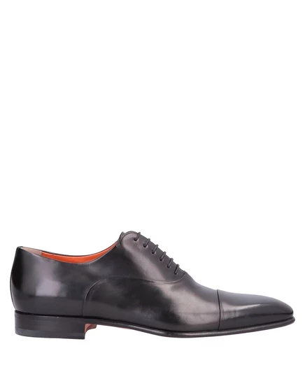 Мужские оксфорды Santoni Lorenz_SP, черные