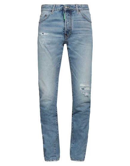 Мужские рваные джинсы DSquared2 PAPERMAG, делаве, синие