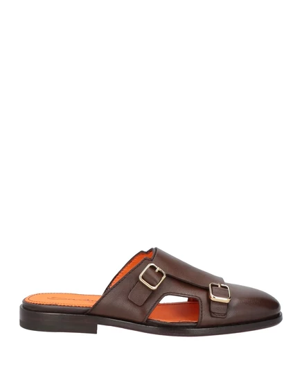 Мужские мюли Santoni, темно-коричневые